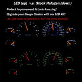 HERCOO White LED Light Bulbs for Instrument Gauge Cluster Speedometer Compatible with 2002-2006 Dodge Ram 1500 2500 3500