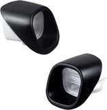 HERCOO License Plate Lights Lamp Lens Left Right Hand Housing Compatible with 1998-2005 Blazer S10 GMC Jimmy GMC Sonoma Oldsmobile Bravada Pickup Truck Rear Step Bumper, Pack of 2