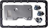 A340E/F/H Transmission Shift Solenoid + Lock-Up/TCC Solenoid with Filter Gasket Kit Compatible With 1985 Up Toyata 4Runner Cressida Pickup Previa Supra T100 Tacoma