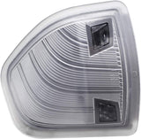 HERCOO LED Side Mirror Turn Signal Light Left and Right Lamps Clear Cover Lens for 68302828AA 68302829AA Compatible with 2010-2018 Dodge Ram 1500 2500 3500 4500 5500, Pack of 2