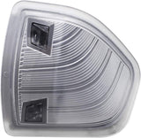 HERCOO LED Side Mirror Turn Signal Light Left and Right Lamps Clear Cover Lens for 68302828AA 68302829AA Compatible with 2010-2018 Dodge Ram 1500 2500 3500 4500 5500, Pack of 2