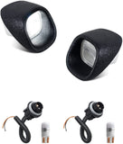 HERCOO License Plate Light Lamp Lens Socket Wire Harness LED Lights Bulb Assembly Compatible with Chevy Blazer S10 GMC Jimmy Sonoma Oldsmobile Bravada 1998-2005 Pickup Truck
