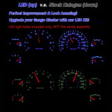 HERCOO White LED Light Bulbs for Instrument Gauge Cluster Speedometer Compatible with 2002-2006 Dodge Ram 1500 2500 3500