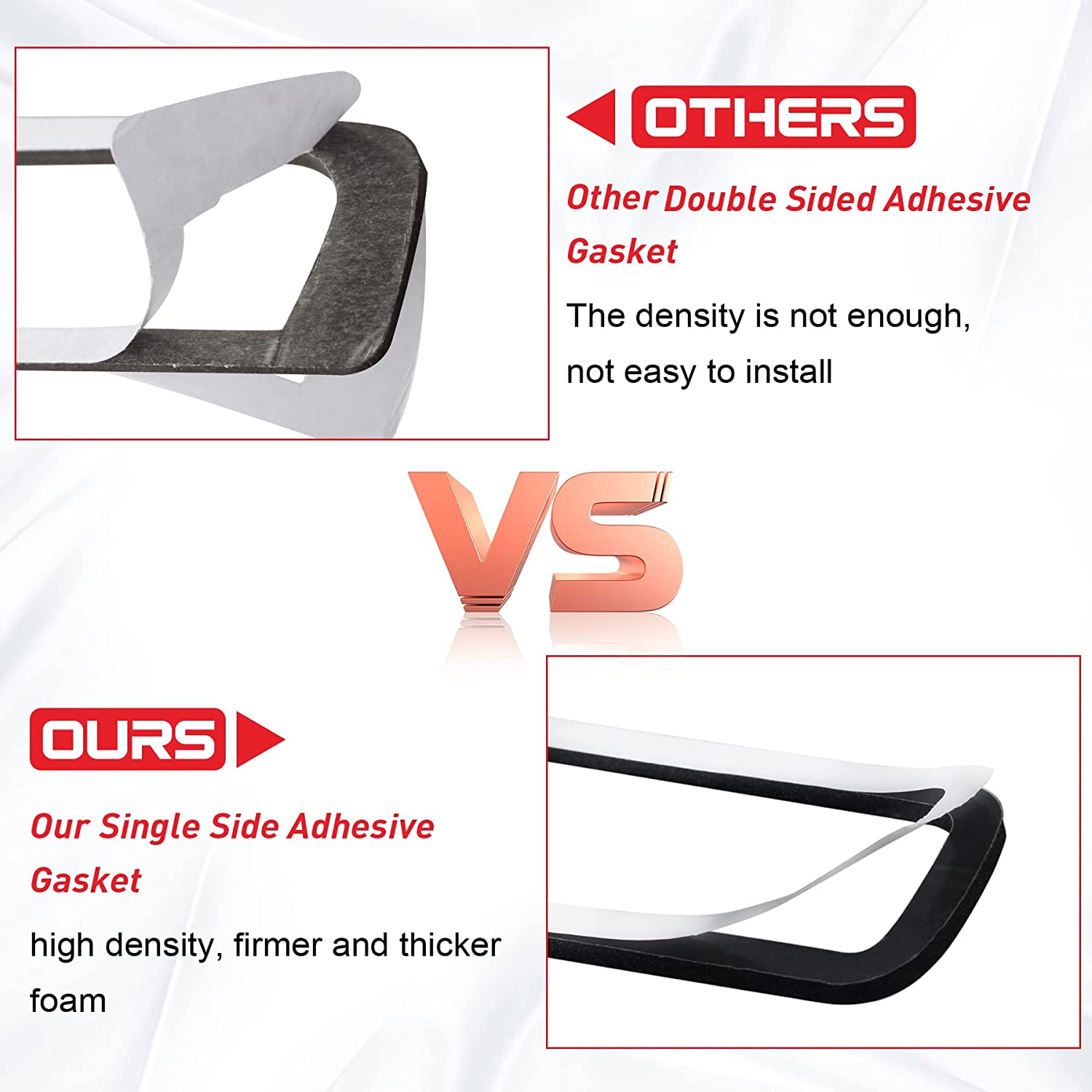 3rd Third Brake Light Gasket Seal Compatible With 94-01 Dodge Ram 1500 2500 3500 - Foto 5