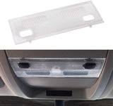HERCOO Overhead Console Ceiling Cab Dome Lights Cover Lens Clear Frosted Housing for 15911049 Compatible with Chevy Silverado 2007-2014, Pack of 1