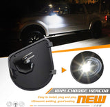 HERCOO LED Side Mirror Turn Signal Light Left and Right Lamps Clear Cover Lens for 68302828AA 68302829AA Compatible with 2010-2018 Dodge Ram 1500 2500 3500 4500 5500, Pack of 2