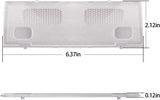 HERCOO Overhead Console Ceiling Cab Dome Lights Cover Lens Clear Frosted Housing for 15911049 Compatible with Chevy Silverado 2007-2014, Pack of 1