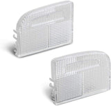 HERCOO Interior Dome Light Cover Roof Map Light Lens 34401-SDA-A21 34402-SDA-A21 Right Left Side Compatible with Honda Accord Hybrid Civic Element Odyssey Pilot Ridgeline with Sunroof Only