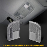 HERCOO Interior Dome Light Cover Roof Map Light Lens 34401-SDA-A21 34402-SDA-A21 Right Left Side Compatible with Honda Accord Hybrid Civic Element Odyssey Pilot Ridgeline with Sunroof Only