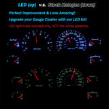HERCOO White LED Light Bulbs for Instrument Gauge Cluster Speedometer Compatible with 2002-2006 Dodge Ram 1500 2500 3500
