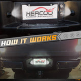 HERCOO LED License Plate Light Lens Rear Lamps Socket Wiring Harness Black Housing Compatible with 1999-2015 F150 F250 F350 F450 F550 Super Duty Bronco Excursion Expedition Explorer Ranger